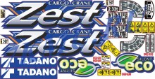 Комплект наклеек для КМУ Tadano Zest 220